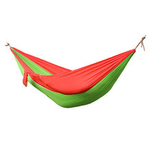 Load image into Gallery viewer, Single Double Hammock Adult Outdoor Backpacking Travel Survival Hunting Sleeping Bed Portable With 2 Straps 2 Carabiner