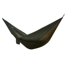 Load image into Gallery viewer, Single Double Hammock Adult Outdoor Backpacking Travel Survival Hunting Sleeping Bed Portable With 2 Straps 2 Carabiner